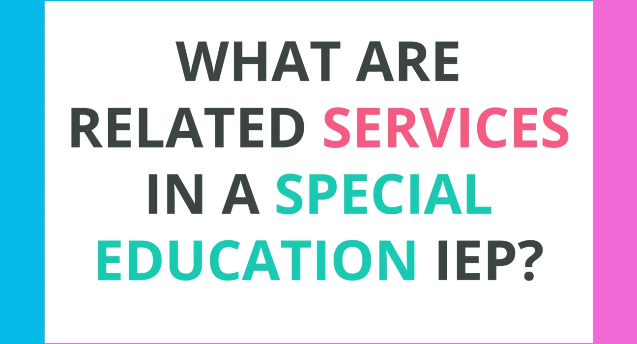 Related services in a Special Education IEP supporting student development