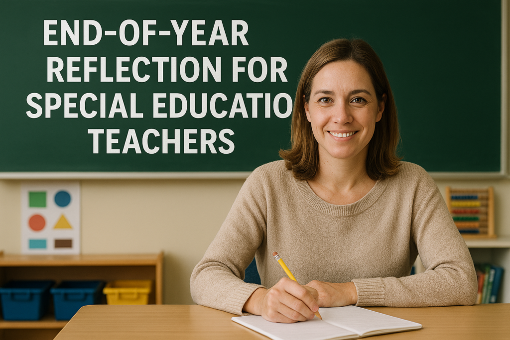 End-of-Year Reflection for Special Education Teachers: Breathe, Reflect, Celebrate