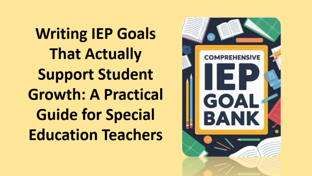 Writing IEP Goals That Actually Support Student Growth: A Practical Guide for Special Education Teachers