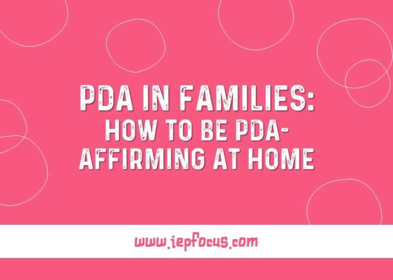 Low Demand Parenting for PDA