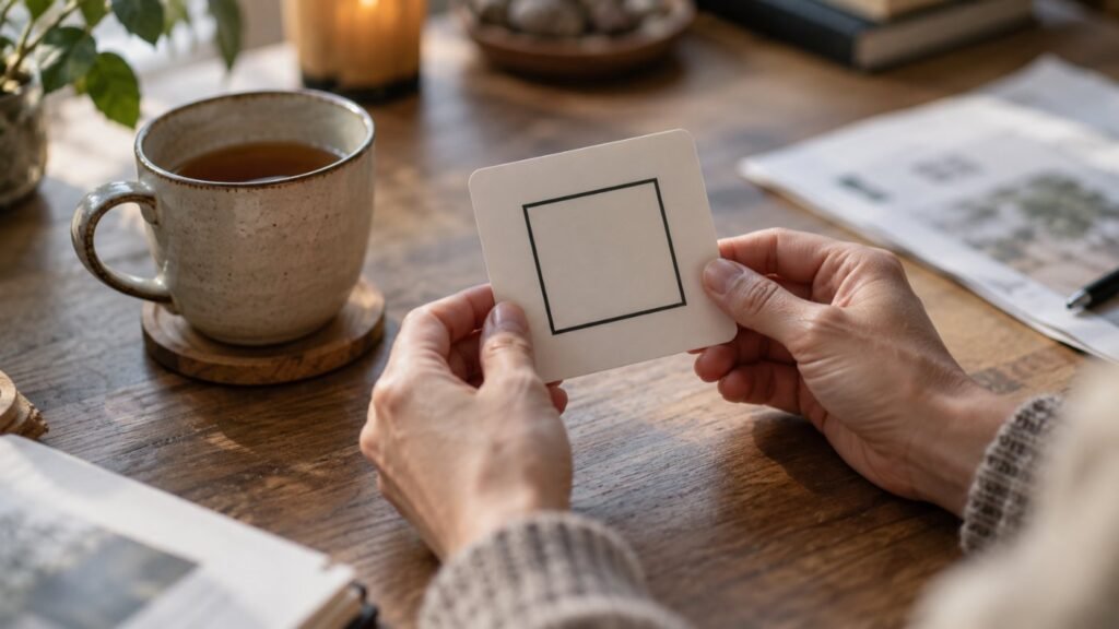 Breathing card that supports anxiety IEP goals