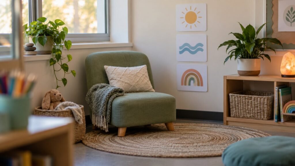 A calm space to support anxiety in the classroom
