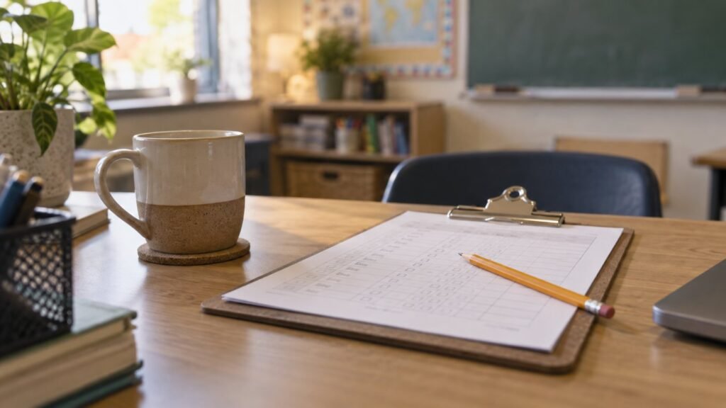 Behavior data sheet used to track behavior IEP goals