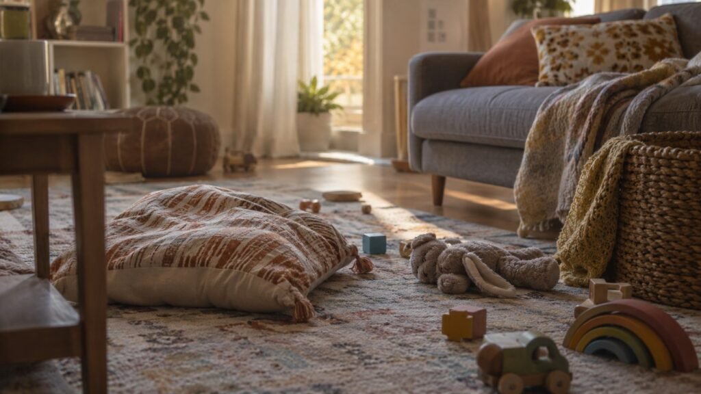 Big emotions in children: a living room after an emotional moment