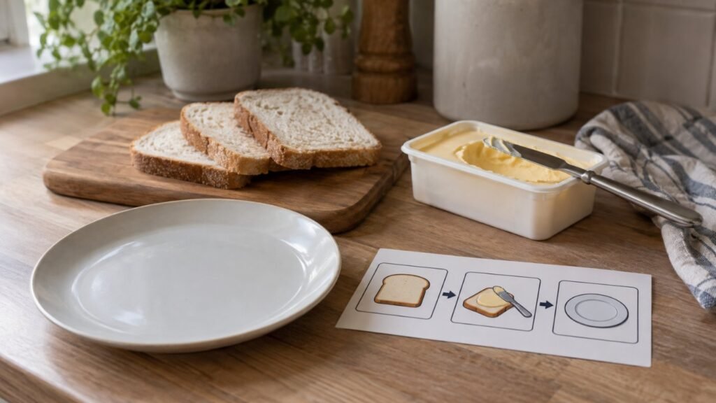 Simple snack preparation for daily living skills IEP goals