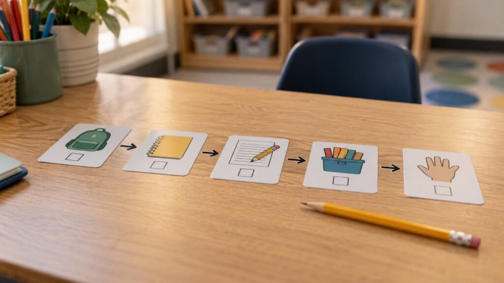 Breaking tasks into steps for executive functioning IEP goals