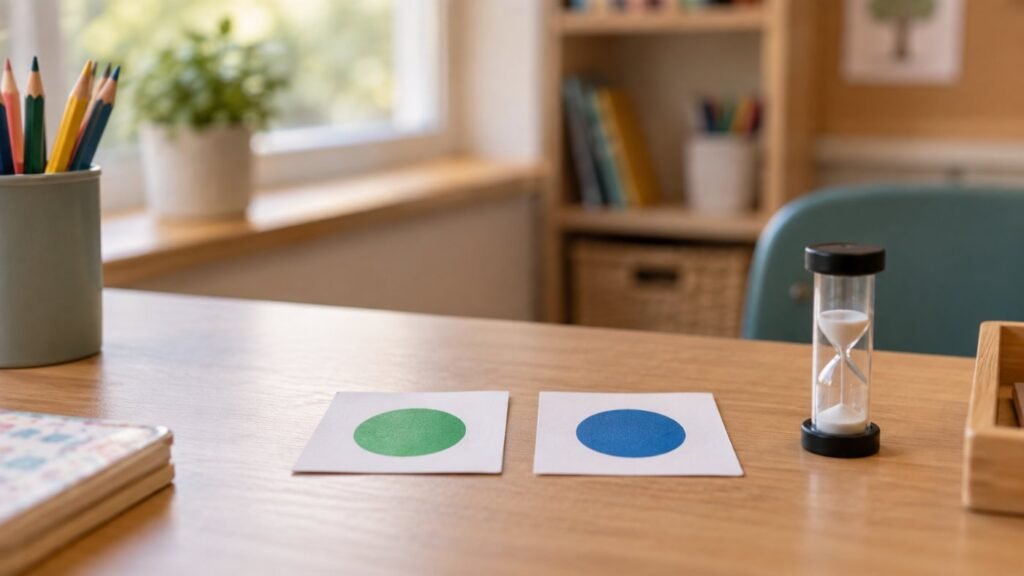 Plan A and Plan B cards for flexibility IEP goals