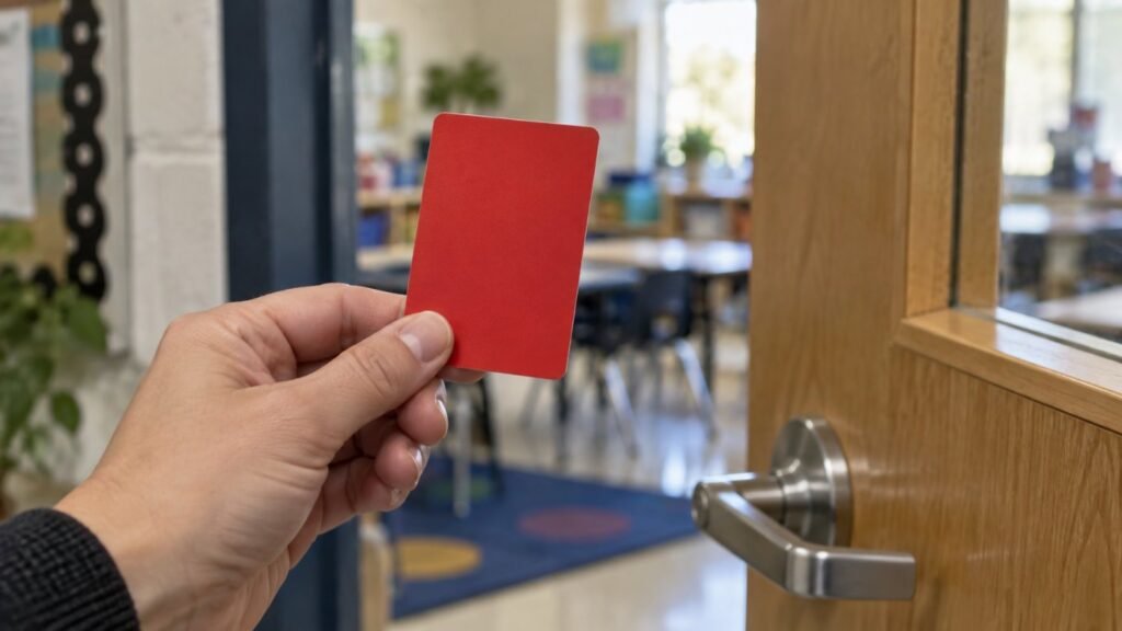 Break request card for functional communication IEP goals