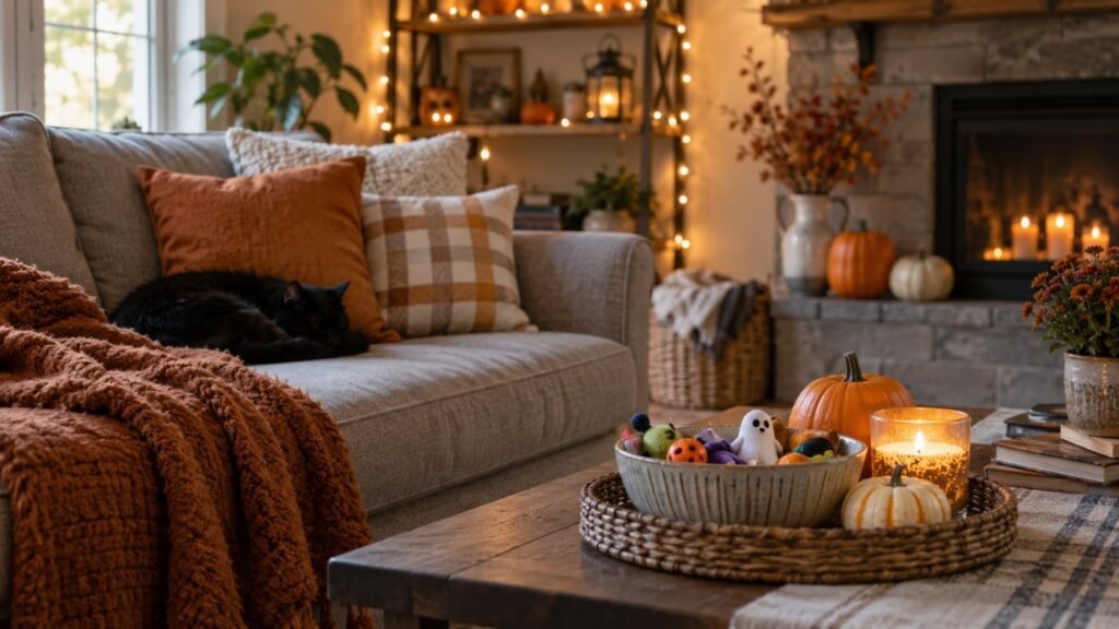 A calm, low sensory Halloween at home for autistic children