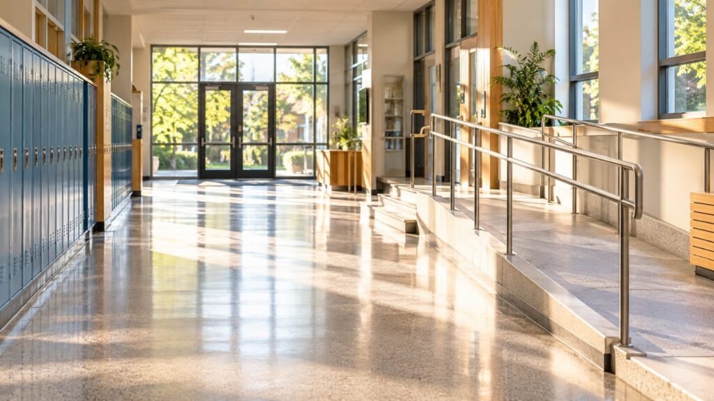 IDEA special education law: an inclusive public school hallway