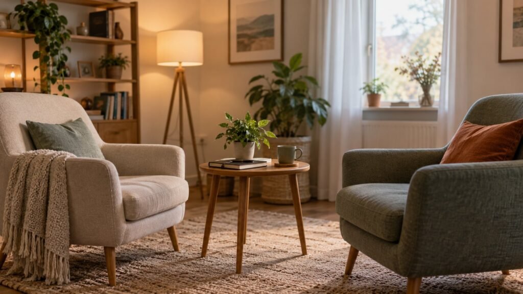 A calm office for an adult autism assessment