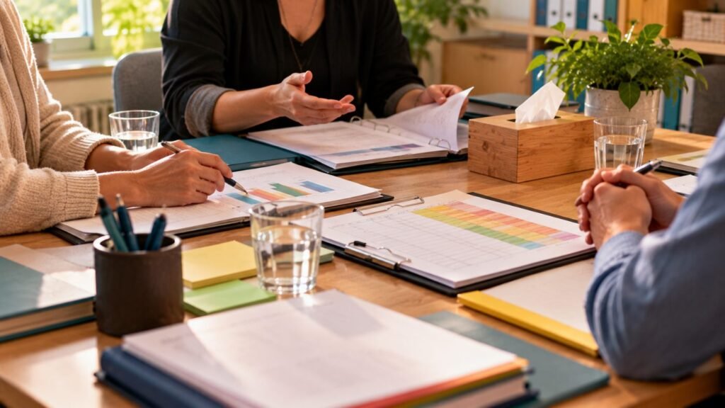 Manifestation determination: school team reviewing a student file