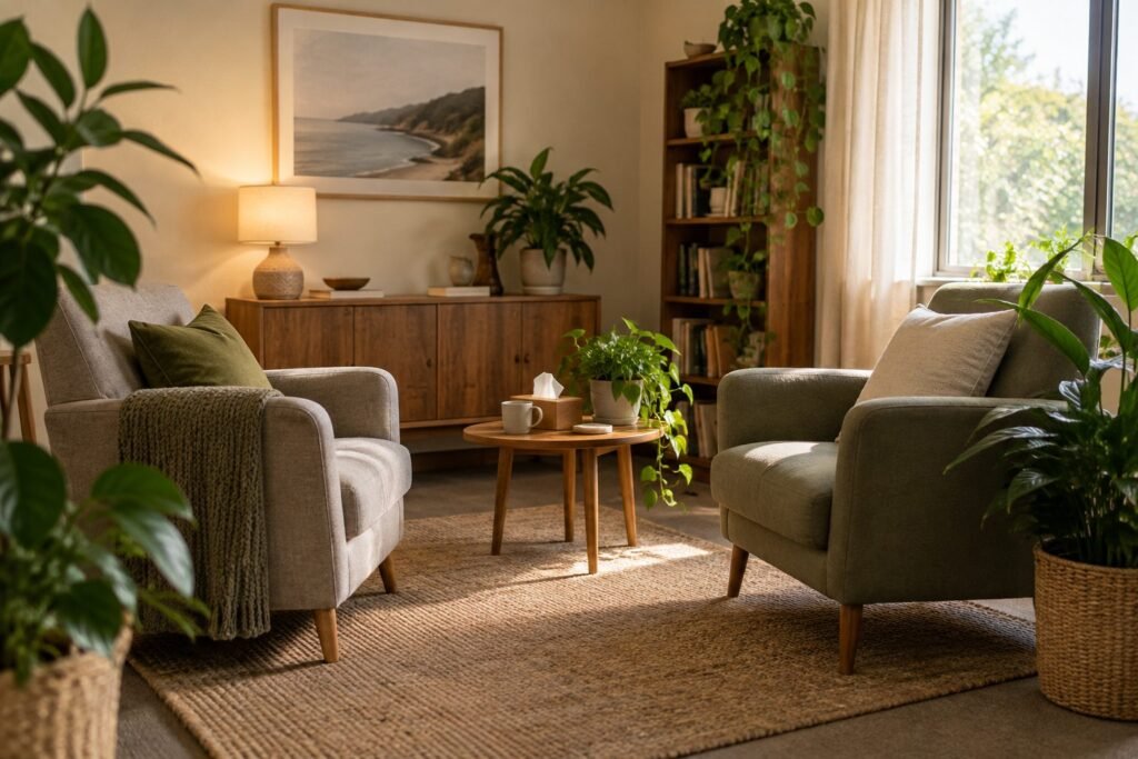 ODD symptoms in adults: an empty therapist office