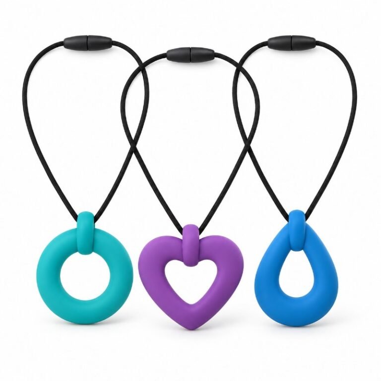 Best sensory gifts for kids with special needs: chewable sensory necklace