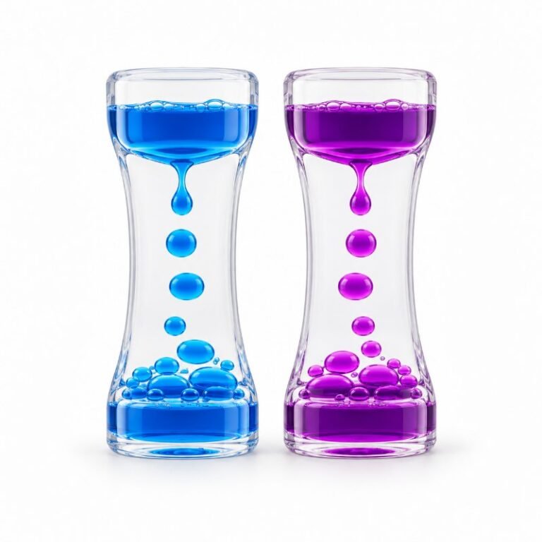 Best sensory gifts for kids with special needs: liquid motion bubbler timers