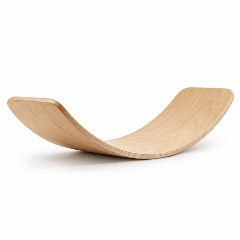 Best sensory gifts for kids with special needs: wooden balance board