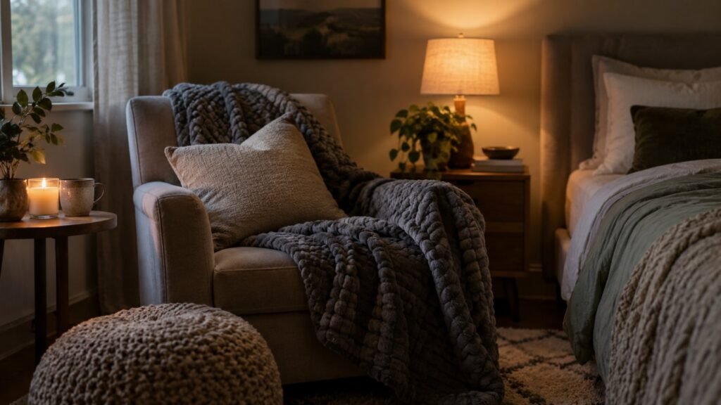 A quiet dim recovery space after sensory overload in adults