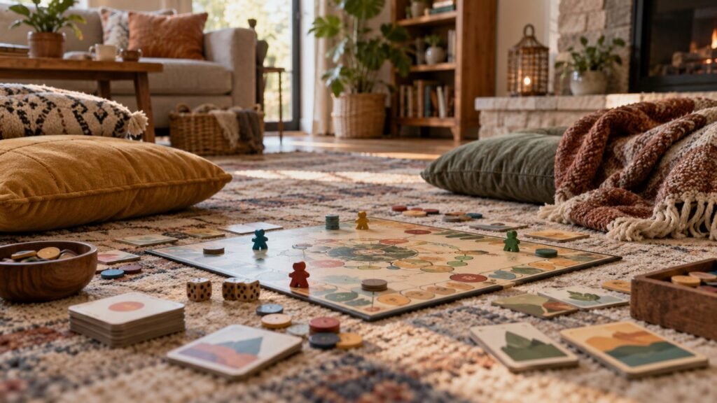 A family game that includes siblings of autistic children