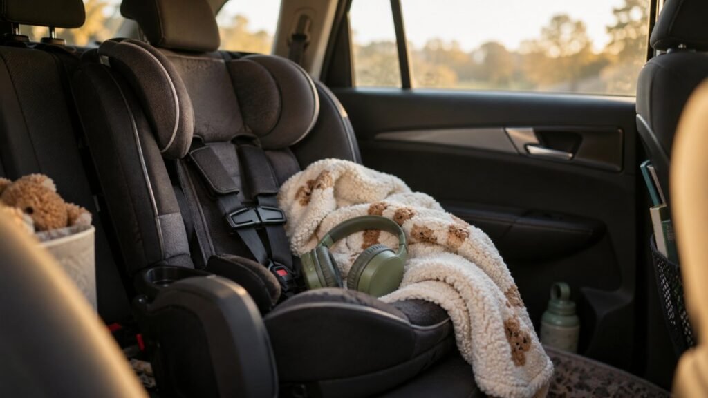 Preparing the car to make transitions for autistic children easier