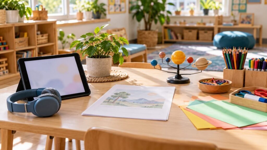 Universal design for learning: classroom with flexible learning options