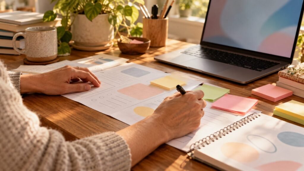 Universal design for learning: teacher planning a flexible lesson
