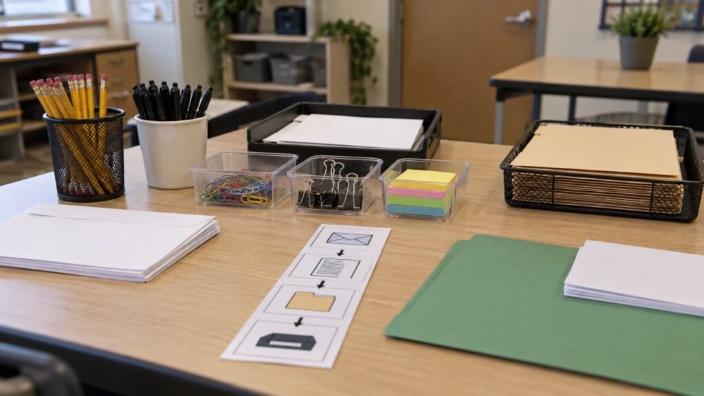 Work task station for vocational IEP goals